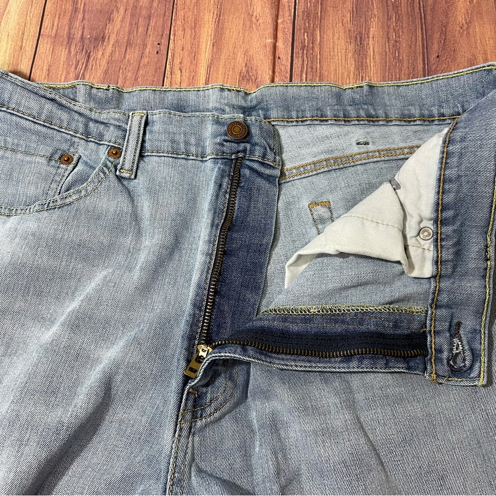Men’s Levi's Blue Straight Jeans Classic Style W38 L34 - Picture 11 of 15